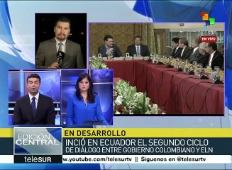 Inicia en Ecuador segundo ciclo de diálogo entre Gobierno y ELN