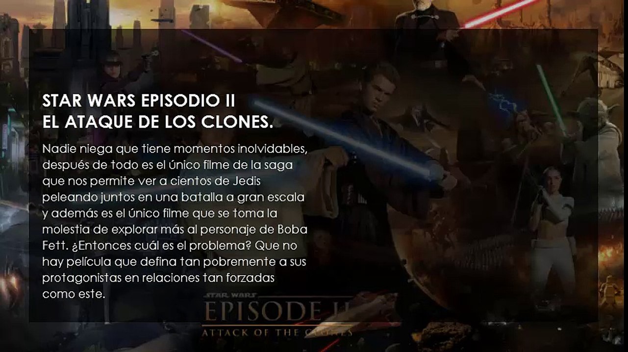 Erica Malpica: Star Wars ranking de la peor a la mejor