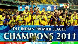 IPL Winners List from (2008 to 2017)