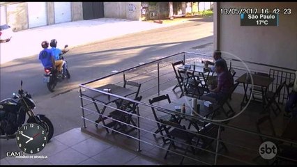 Câmeras gravam assalto a padaria que terminou com três mortes