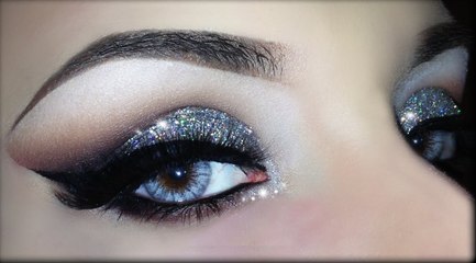 Copper Cut Crease Glitter MakeUp Tutorial - Melissa Samways