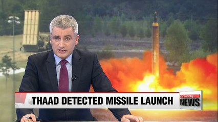 Seoul's defense chief confirms THAAD radar detected N. Korea's missile launch
