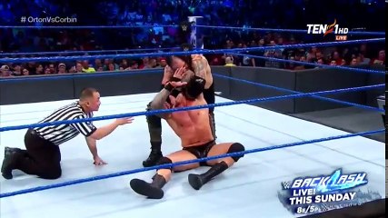 Randy Orton Vs Baron Corbin Part 2 Full Match - Wwe Smackdown Live 05_16_2017 Full HD