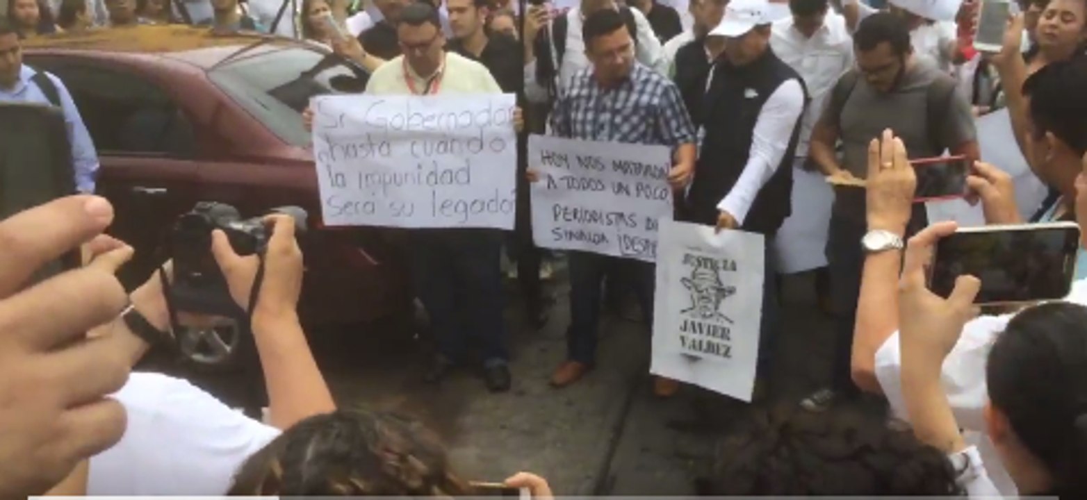 Protesters Demand Justice for Slain Mexican Journalist Javier Valdez