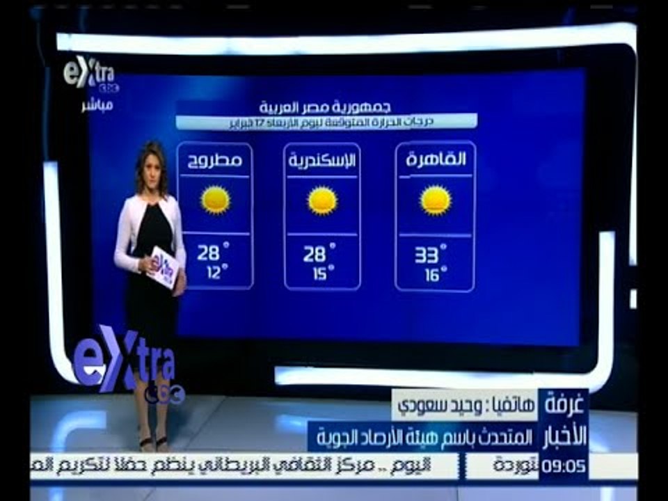 غرفة الأخبار | تعرف على درجات الحرارة المتوقعة...