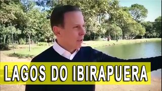 João Doria anuncia despoluição dos Lagos do Parque Ibirapuera