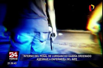 Download Video: Interno del penal de Lurigancho habría ordenado asesinar a enfermera del INPE