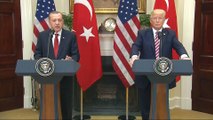 Donald Trump and Recep Tayyip Erdogan hold talks