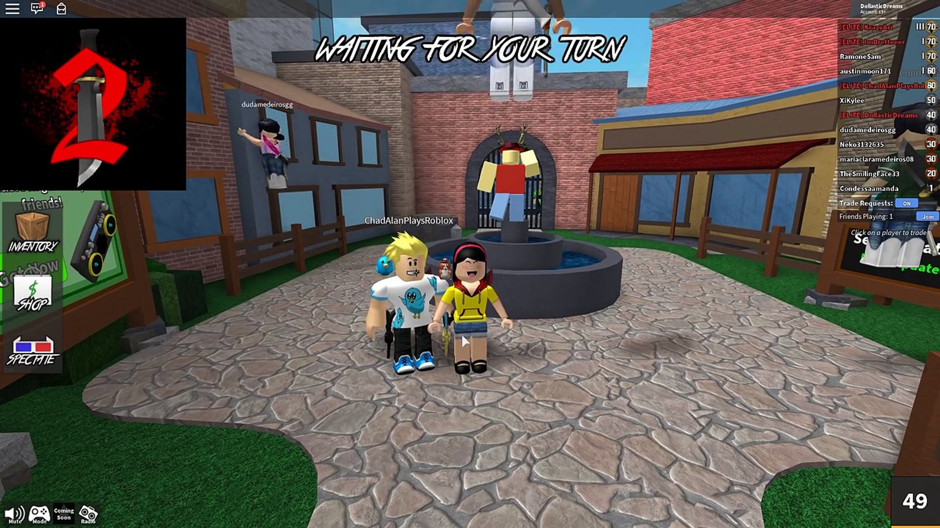 Show Down Time Roblox Murder Mystery 2 With Gamer Chad