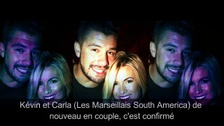 Kévin et Carla Les Marseillais South America de nouveau en couple, c est confirmé