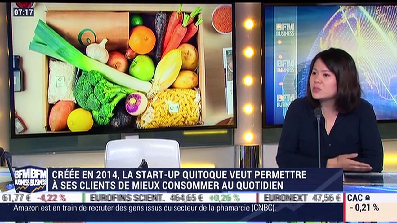 Quitoque, une start-up spécialisée dans la livraison de "paniers-recettes" - 17/05