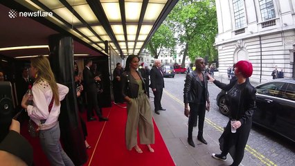 Alesha Dixon and Lupita Nyong'o arrive at 'Can't Stop, Won't Stop: A Bad Boy Story' screening
