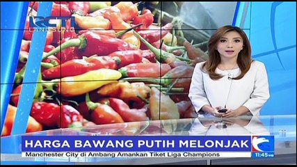 Harga Bawang Putih Melonjak Tinggi