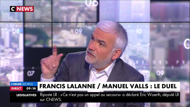 Francis Lalanne à Pascal Praud : Tout ce que vous dites c'est des lieux communs