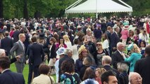 Duchess of Cambridge shares a laugh with garden party guests