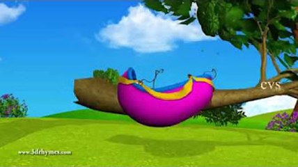 Rock-A-Bye Baby 3D Animation  English Nursery rhymes for children with lyrics