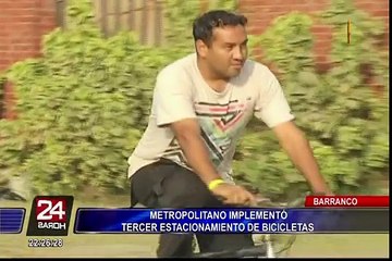 Barranco: Metropolitano implementó tercer estacionamiento de bicicletas