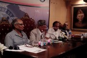 Freedom fighter of Pakistan Azad bin Hyder press conference at National Press Club Islamabad report by PCCNN CH.Ilyas
