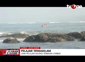 13 Pelajar Terseret Ombak, Lima Orang Masih Hilang