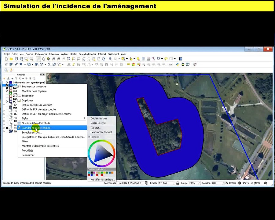 Tuto#3 "Méthode nationale d'évaluation des fonctions des zones humides-Évaluation d'un site impacté avec impact envisagé