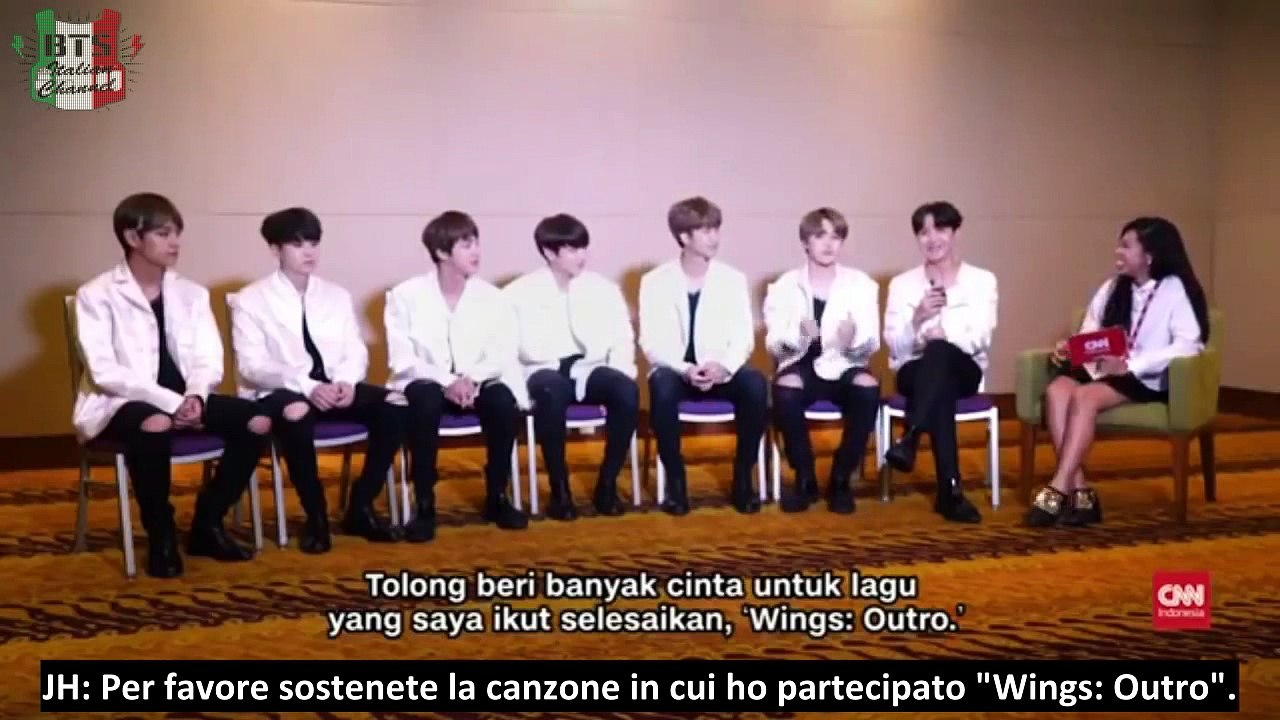 [SUB ITA] BTS EXCLUSIVE INTERVIEW WITH CNN IN JAKARTA
