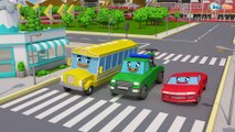 Learn Color Truck w Color Box on Parking w Cars Cartoon for Kids & Nursery Rhymes Songs for Children