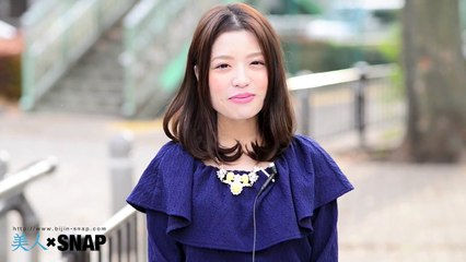 美人スナップ 増渕良香さん 自己紹介