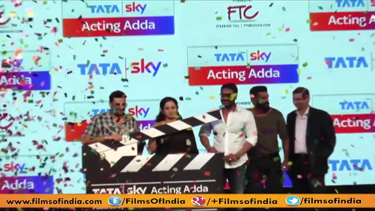 Exclusive Launch | Tata Sky | Acting Adda | Ajay Devgan | Sunil Shetty
