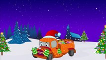 Christmas truck Finger Family Nursery Rhyme for Kids _ Garba