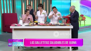 Juana Repetto nos enseñó a hacer galletitas saludables con banana y avena