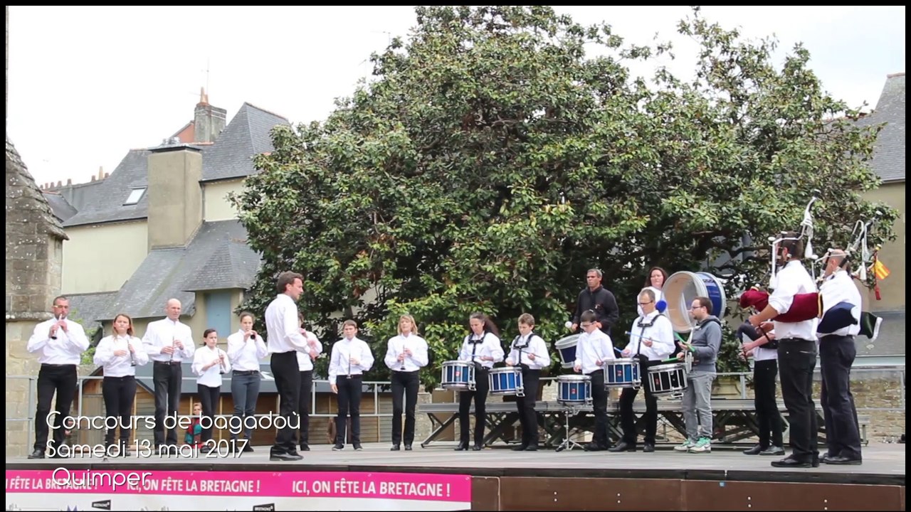 Concours de bagadoù à Quimper le 13 mai 2017 - bagad Ar Vro Vigoudenn