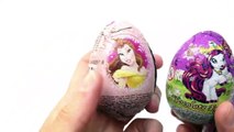 Minnie Mouse, Hello Kitty and Princess Disney Kinder Surprise Chocolate Eggs Unboxing