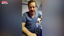 بالفيديو.. الفنان شريف منير يهنئ شركة مصر للطيران بعيدها الـ85