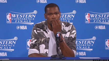 【NBA】Kevin Durant Postgame Interview | Spurs vs Warriors | Game 2 | May 16, 2017 | NBA Playoffs