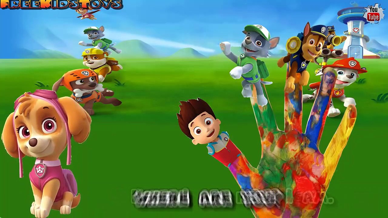 Paw Patrol Family Finger Family Collection