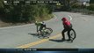 Tom Skujins Took a Hard Crash at The Stage 2 of The Amgen Tour of California 201