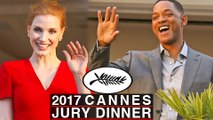 70th Cannes Film Festival Jury Dinner Will Smith, Jessica Chastain 2017 Cannes Film Festival