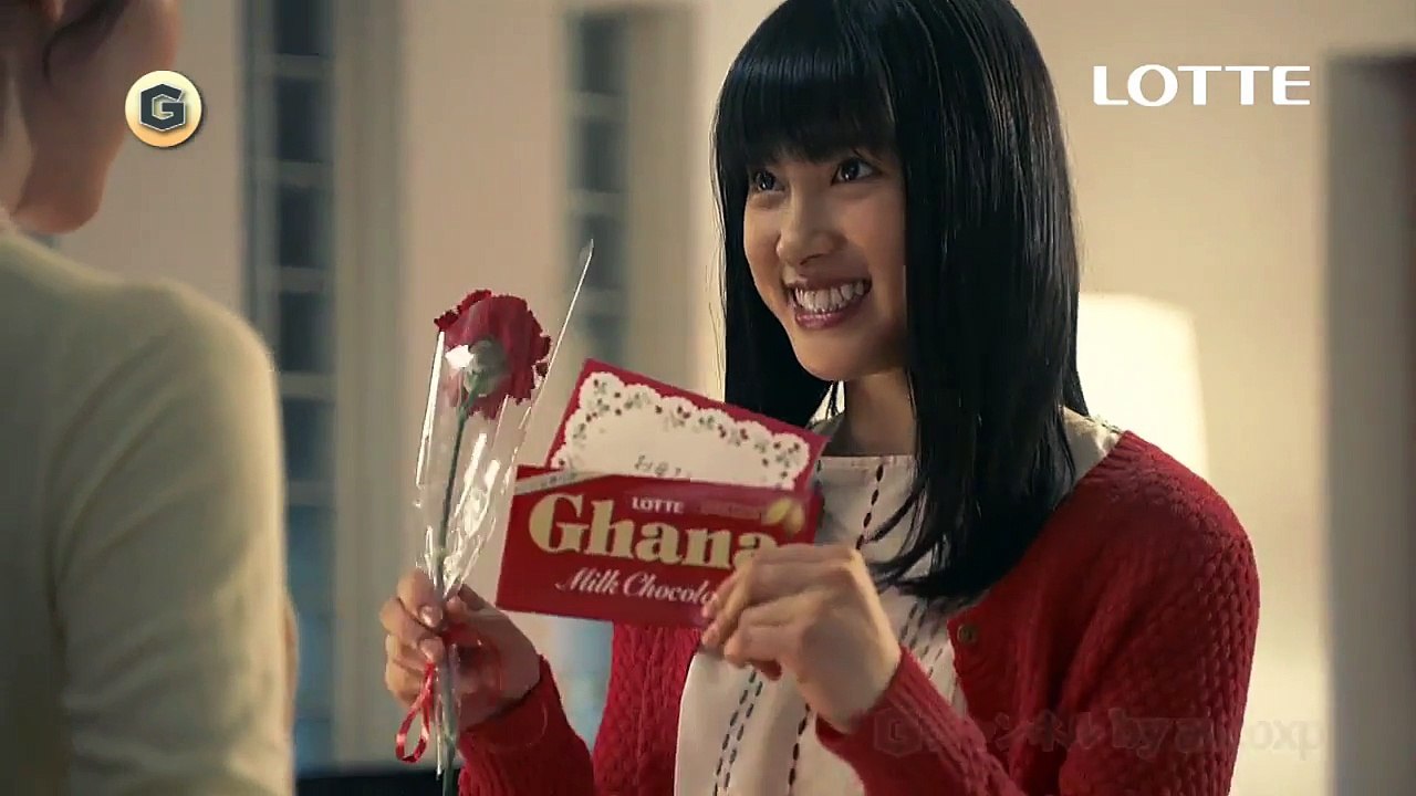 ロッテガーナ CM 広瀬すず 土屋太鳳 松井愛莉 「母の日2016」篇