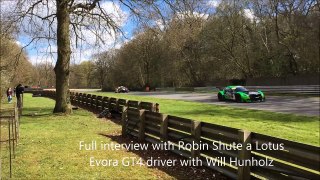 British GT championship Lotus evora driver interview