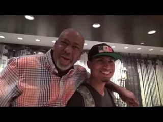 sam watson meets mikey and robert garcia EsNews Boxing