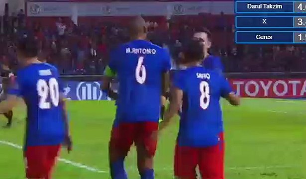 Safiq Rahim Goal HD - Johor DT (Mys) 2-2 Ceres (Phl) 17.05.2017