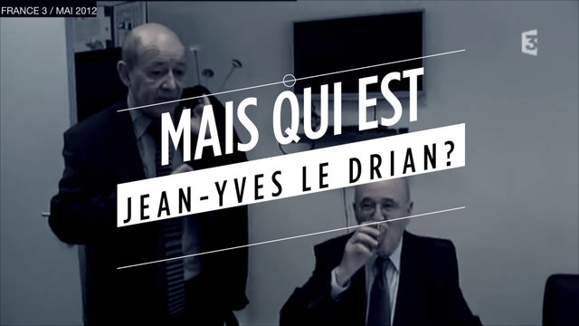 Portrait de Jean-Yves Le Drian, ministre de l'Europe et des Affaires étrangères