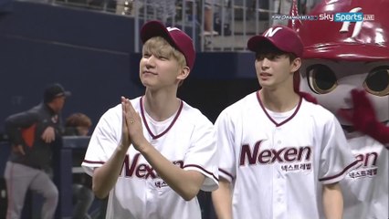 170517 넷센히어로즈vs한화 고척스카이돔 시타시구 빅스(VIXX) 홍빈, 혁 by핑커벨