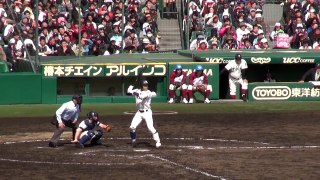 20170401 春の甲子園 決勝戦 大阪桐蔭VS履正社　履正社追い上げタイムリー