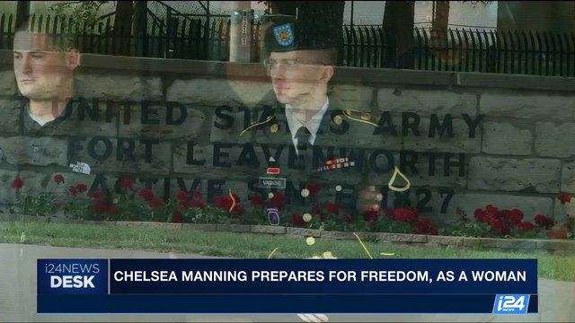 i24NEWS DESK | Manning leaves prison, 28 years early | Wedneday, May 17th 2017
