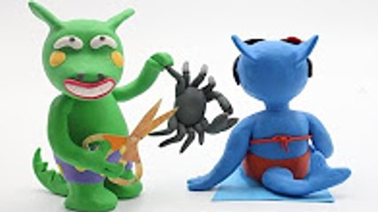 Bad Baby Tobigon Hulk Beach Cut Bikini ❤ Superhero In Real Life Stop Motion Play Doh movies(1)