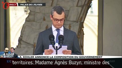 Composition du gouvernement : les images de l'annonce des ministres