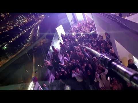 Party-Goers Take Photo With World's Longest Selfie Stick