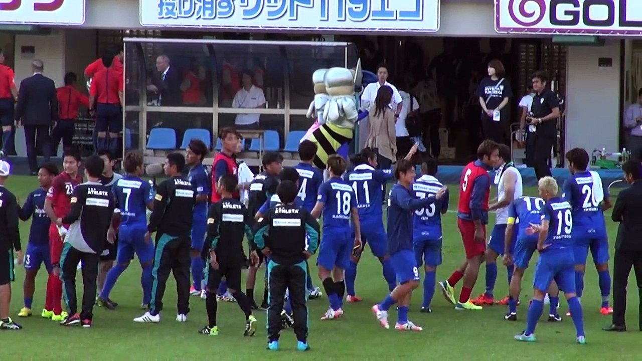 20151018 アビスパ福岡VS栃木SC　試合終了～挨拶