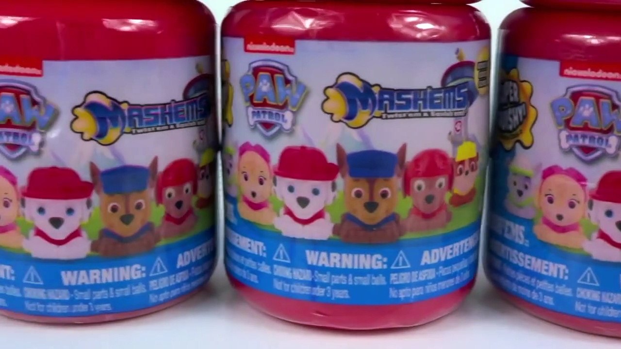 Paw Patrol Mashems - Full Set of Paw Patrol Characters